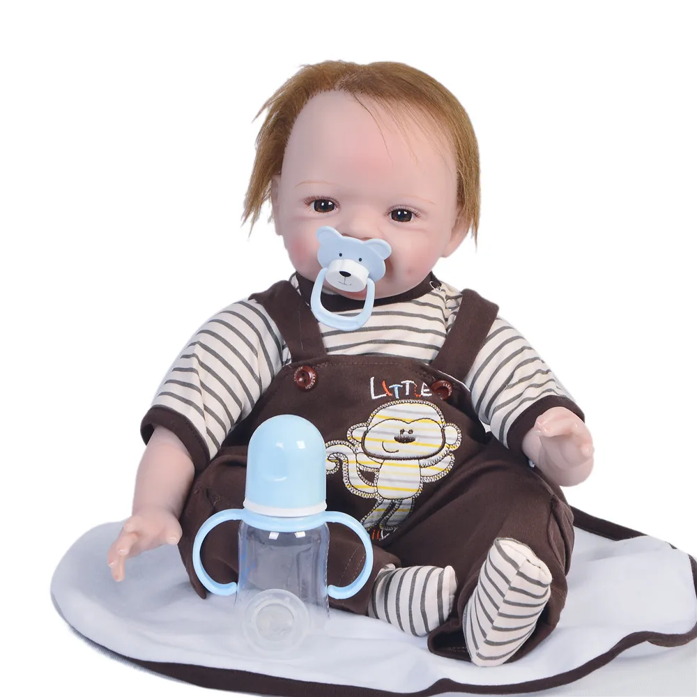 Куклы Bebe boy Reborn игрушки 22 &quot55 см мягкие силиконовые куклы boneca rebon menino для
