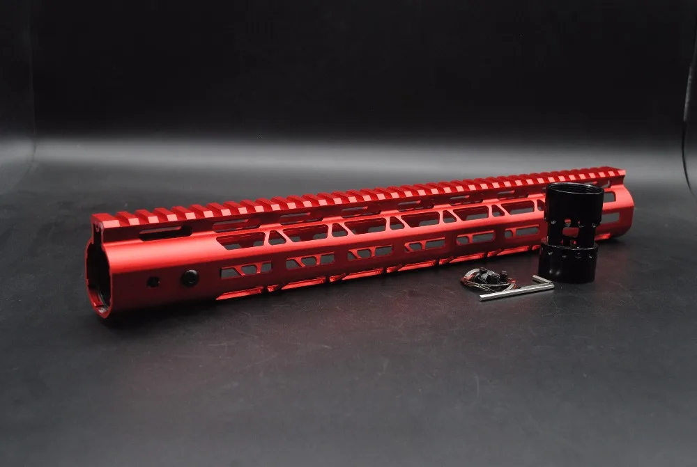 TriRock Red Anodized 10 '཈'' 15 '' Сверхлегкий стальной/алюминиевый корпус для