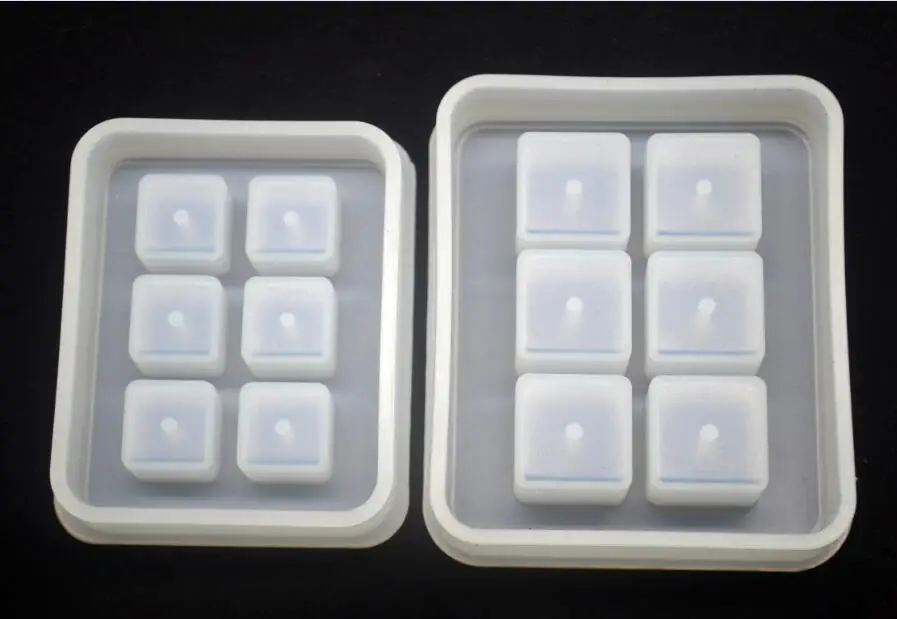 1 шт. прозрачная прямоугольная силиконовая форма для бусин 9 мм 12 16 мм|making jewelry