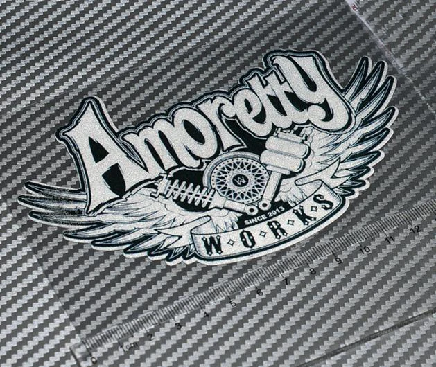 Ретро Мотоцикл Стикеры s крыло светоотражающие наклейки для автомобиля на