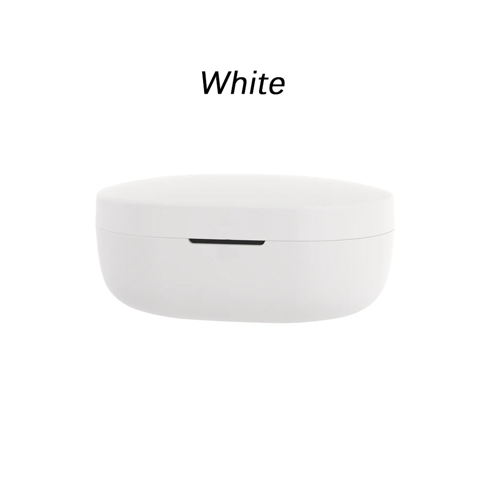 white Новые противоударные водонепроницаемые беспроводные Bluetooth наушники, модные силиконовые наушники, защитный чехол, чехол для Redmi AirDots - Цвет: white