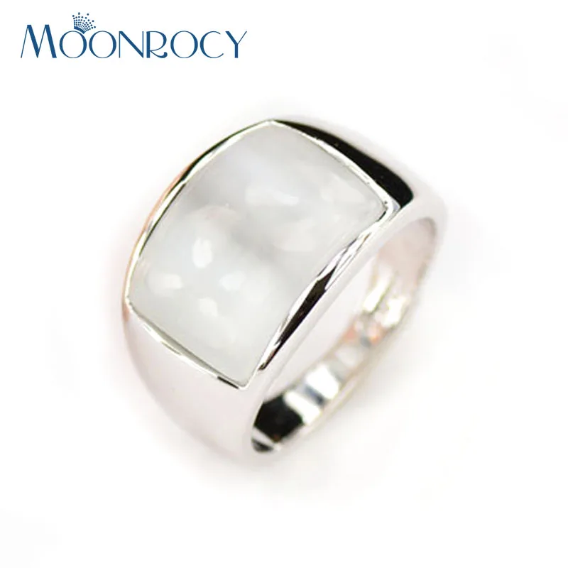 MOONROCY Прямая поставка ювелирные изделия оптовая продажа серебряный цвет кристалл