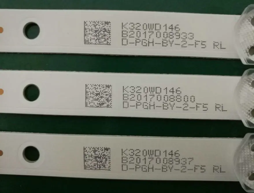 12 шт. x 32 дюймовые светодиодные полосы подсветки телевизора 4708 K320WD A2213K01 для ''TCL