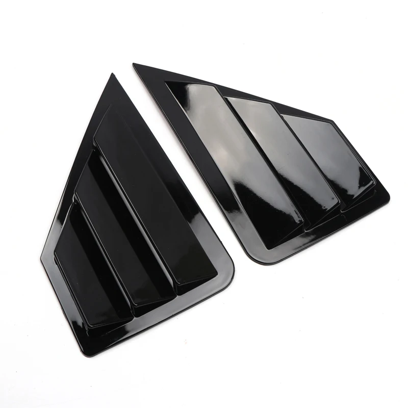 For Toyota C-HR CHR 2016 2017 2018 2019 2020 2021 ABS Rear Window Louvers Shutters Cover Trim 2PCS Accessories | Автомобили и