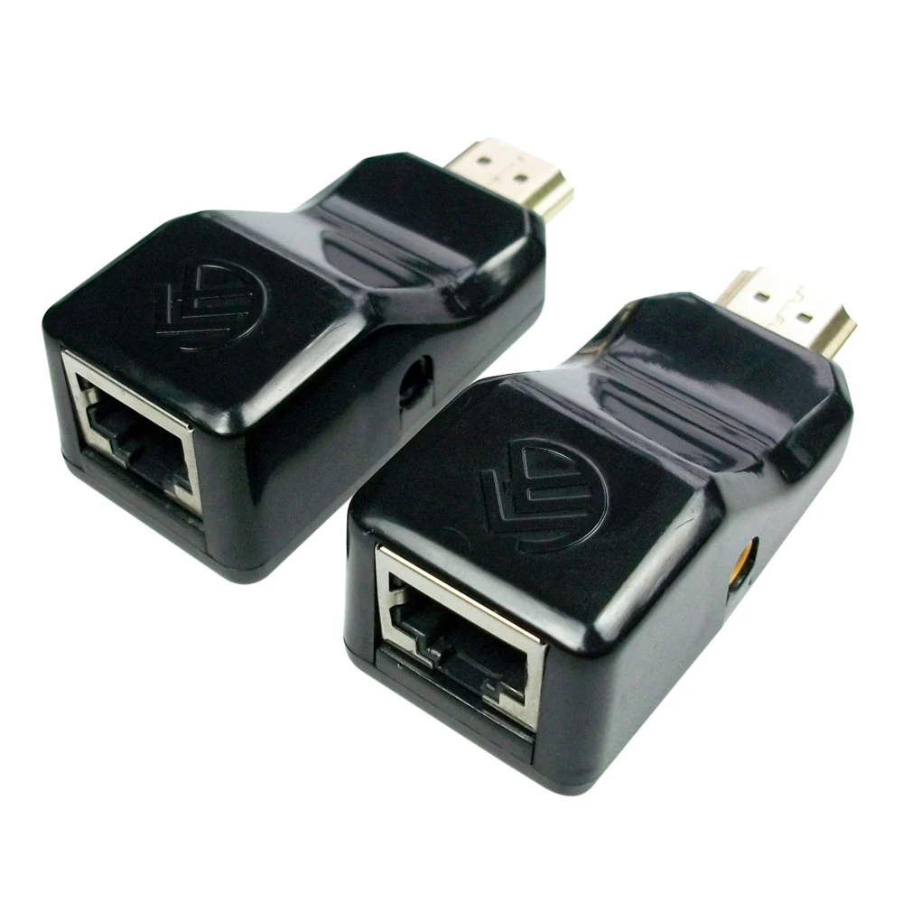 2 шт. удлинитель HDMI по CAT5E/CAT6 SZBJ HD101 с ИК-повторителем 1080P CAT6 расстояние между до 30 м -