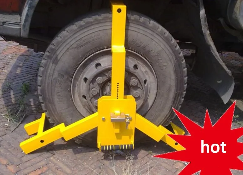 Сверхмощный Замок на колеса грузовика демпфирующий замок для грузовых шин зажим