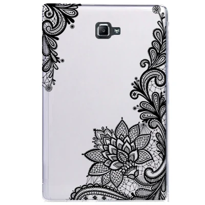 Мягкий ТПУ чехол с принтом для Samsung Galaxy Tab A A6 6 10 1 2016 P580 P585 S Pen планшета