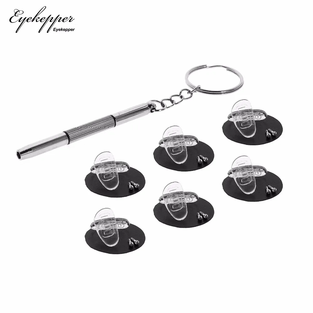 TY01 LUOSI LUOSIDAO Eyekepper15mmD shapedScrew in softsilicone носовые упоры для очков/Бонус мини 3 в 1