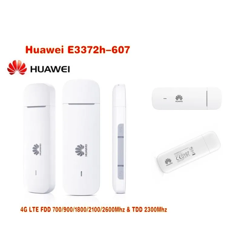 Набор из 10 разблокированных USB-Модемов HUAWEI E3372 150 Мбит/с 4G LTE двойная антенна (с