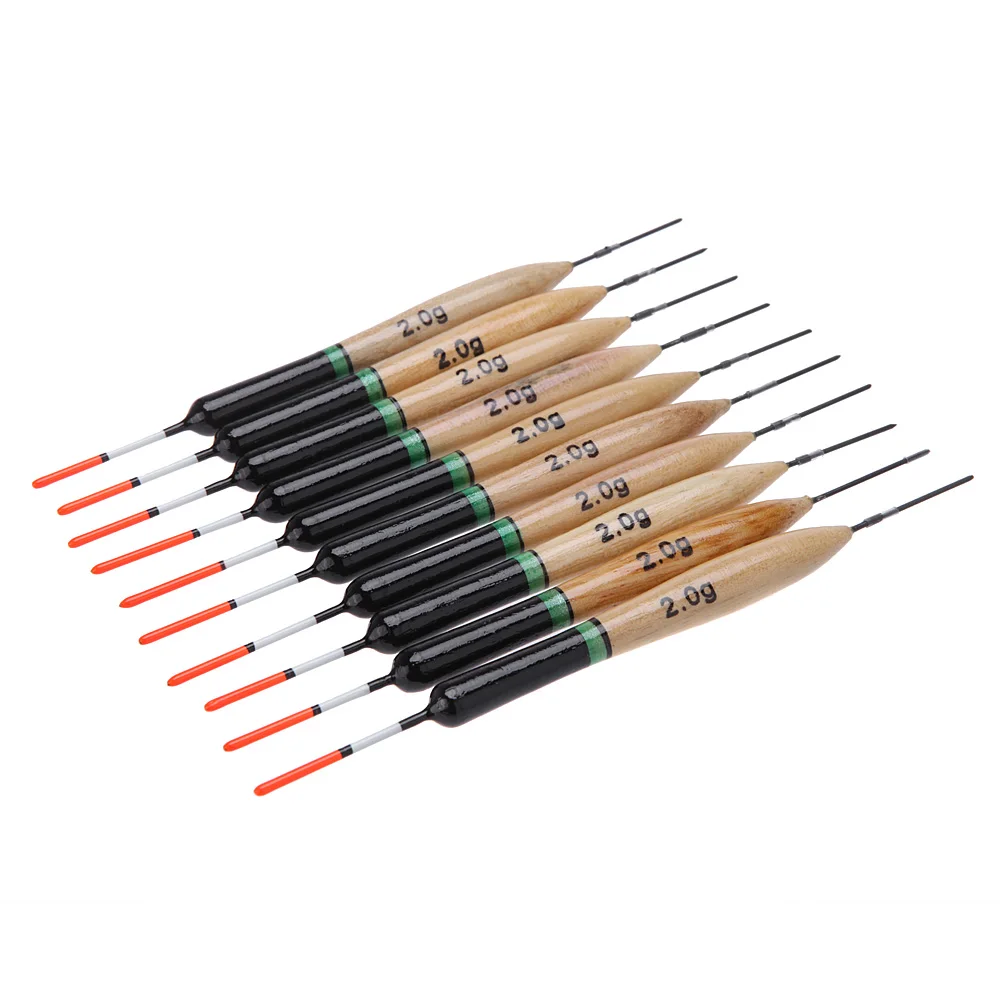 10 шт./компл. рыболовный поплавок из павловнии деревянные рыболовные снасти