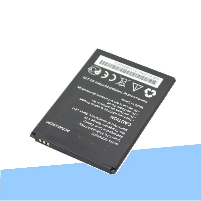 ISkyamS 2x2300mAh/3 7 V AC50BOXICP5 Сменный аккумулятор для Archos 50b кислородные батареи батарея |