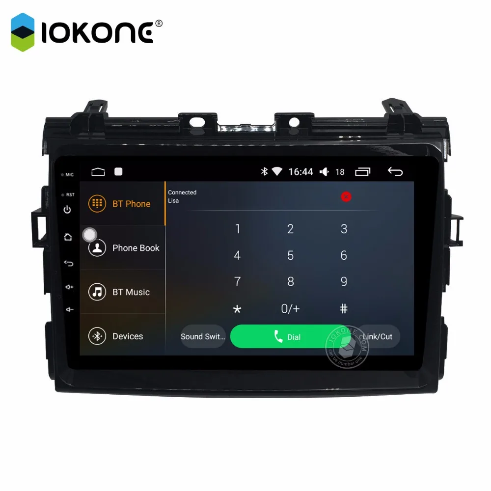 IOKONE 8 core Автомобильный мультимедийный DVD Радио 9 дюймов android 0 ips 2.5D радио 2 din стерео