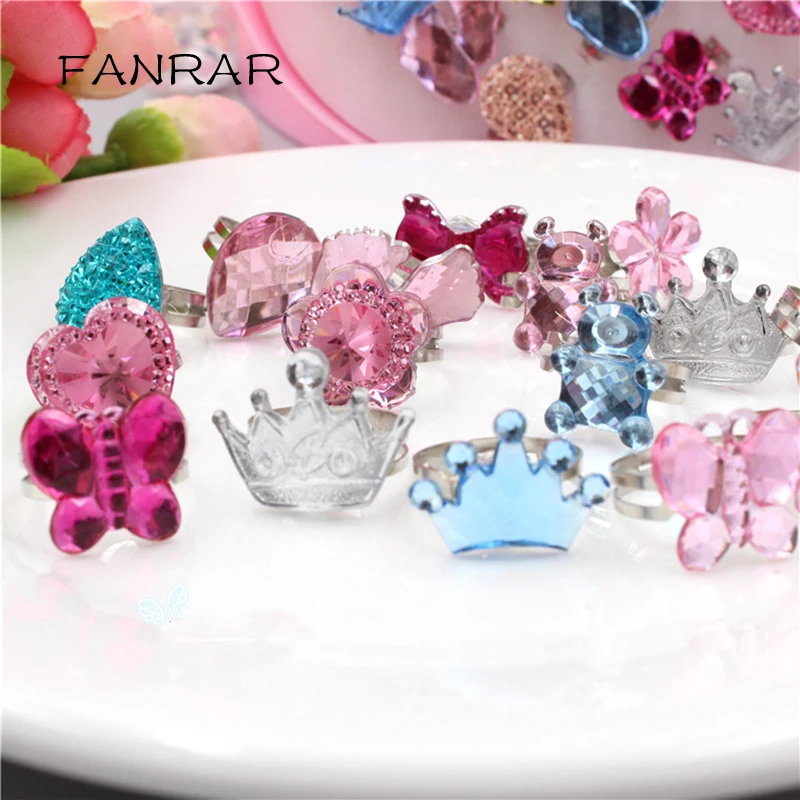 12 шт./компл. оптовая продажа милые смешанные сердца Корона медведь цветок бабочка