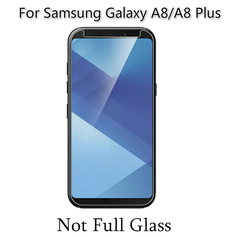 

Высококачественное Закаленное стекло для Samsung Galaxy A8 2018, Защита экрана для Samsung Galaxy A8 Plus, стеклянная пленка 2.5D 9H, твердость 5,6 6