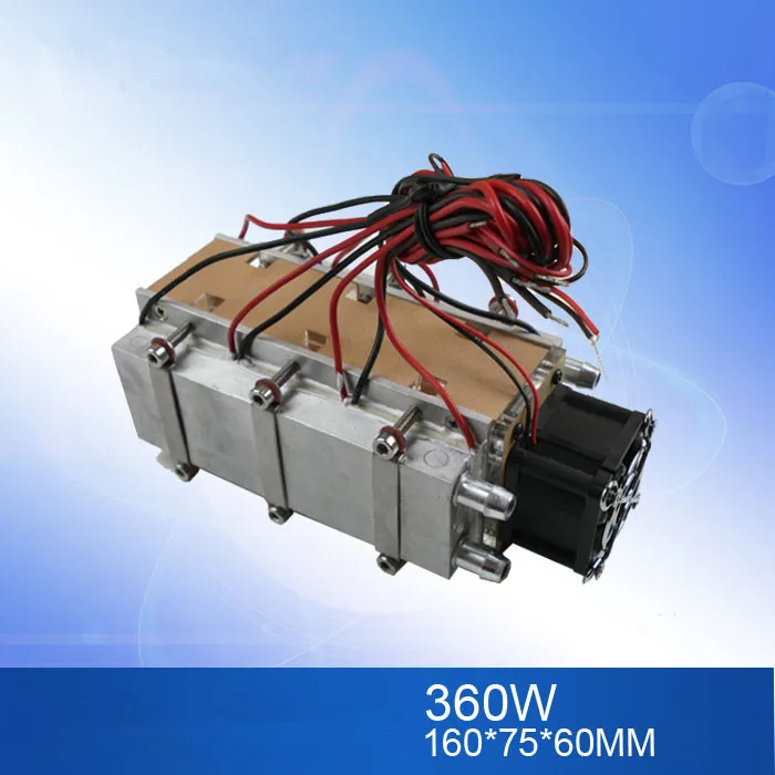 12V 360 Вт полупроводникового ядра небольшой кондиционер охлаждения с водяным охлаждением Кондиционер холодного воздуха место для вентилятора охлаждения радиатора