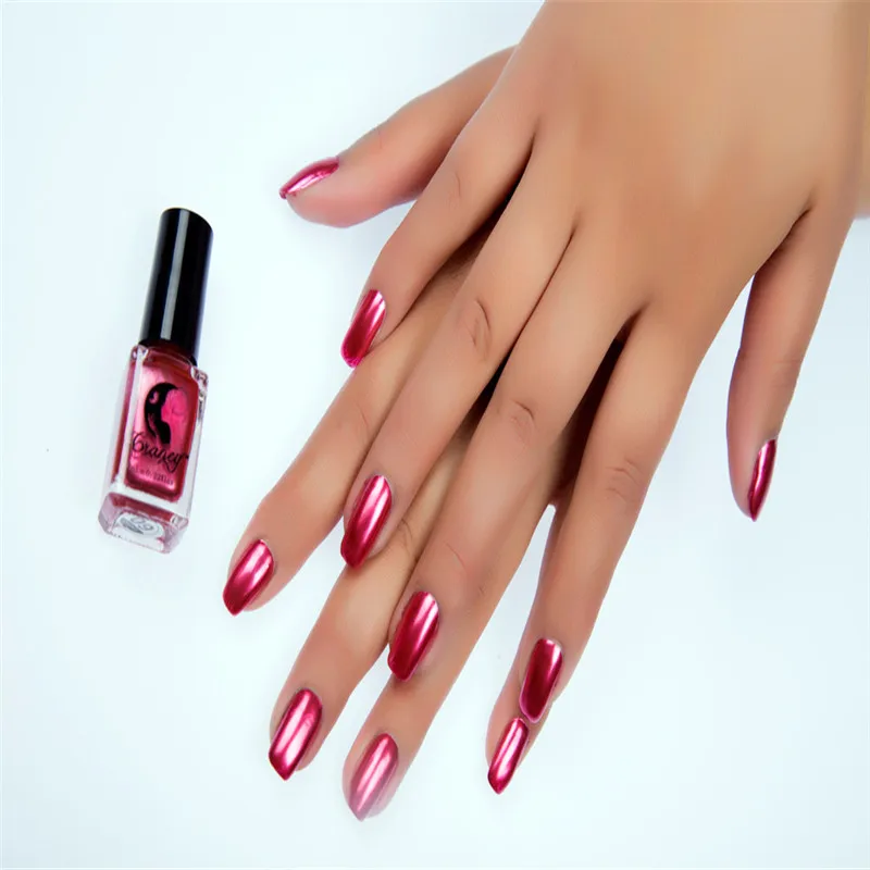 Встроенный зеркальный Гель лак для ногтей 6 цветов в наличии|nail polish|mirror nail polishpeel off