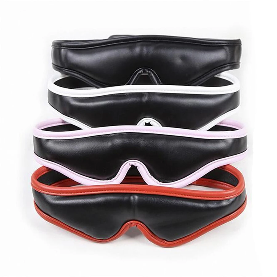 Мягкий Глаз Сна Маска Тень Обложка Кожа Путешествия Relax Спящая Завязанными