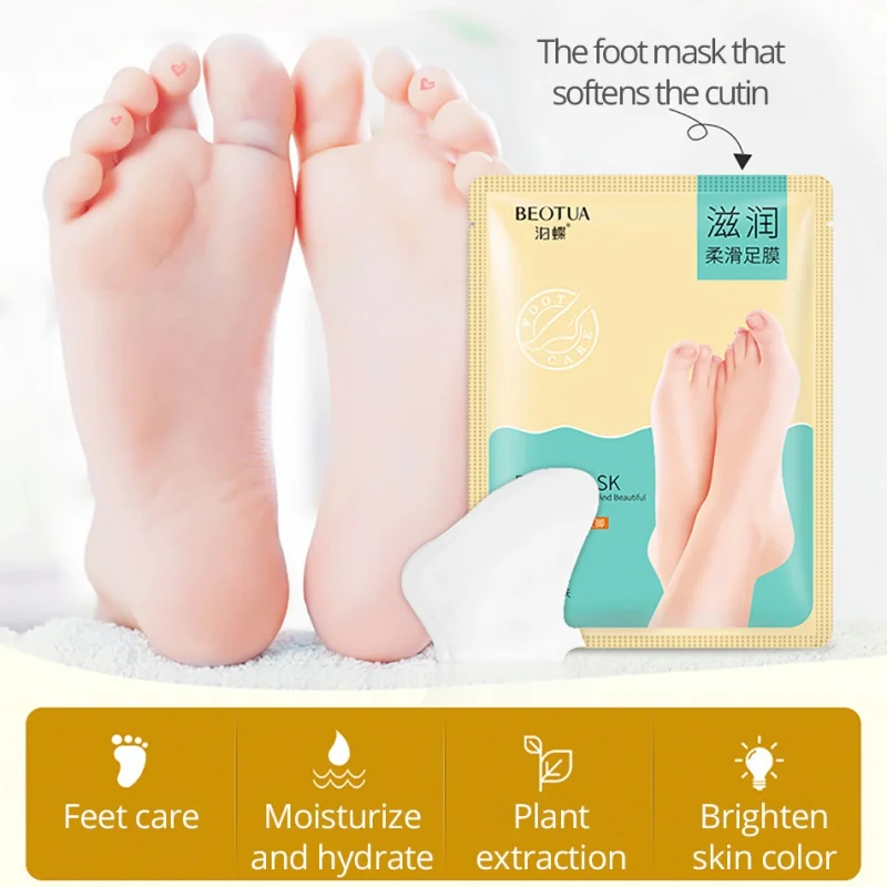Отшелушивающая маска для ног и каблуков 2 шт. тела новорожденных средство