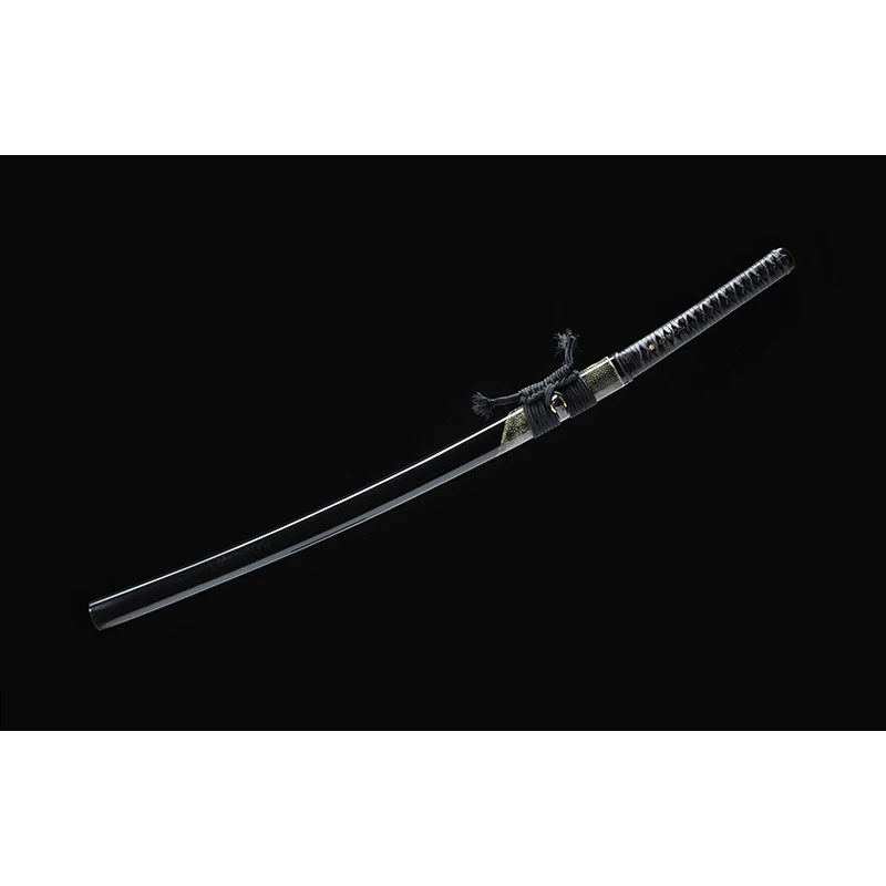 

High Quality Folded Steel Straight Hamon Folded Steel Japan samurai Katana Sword High Grade Japanese Samurai sword Clay Tempered