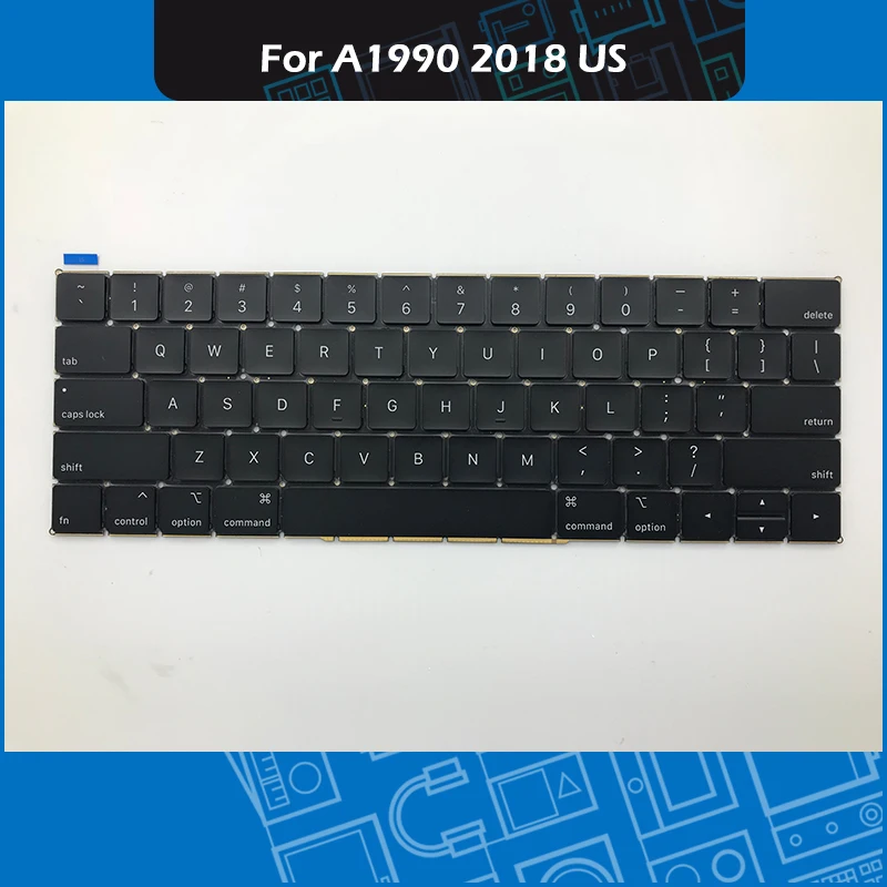 Новый ноутбук A1990 английская клавиатура для Macbook Pro Retina 15 дюймов сменная Mid-2018 EMC 3215