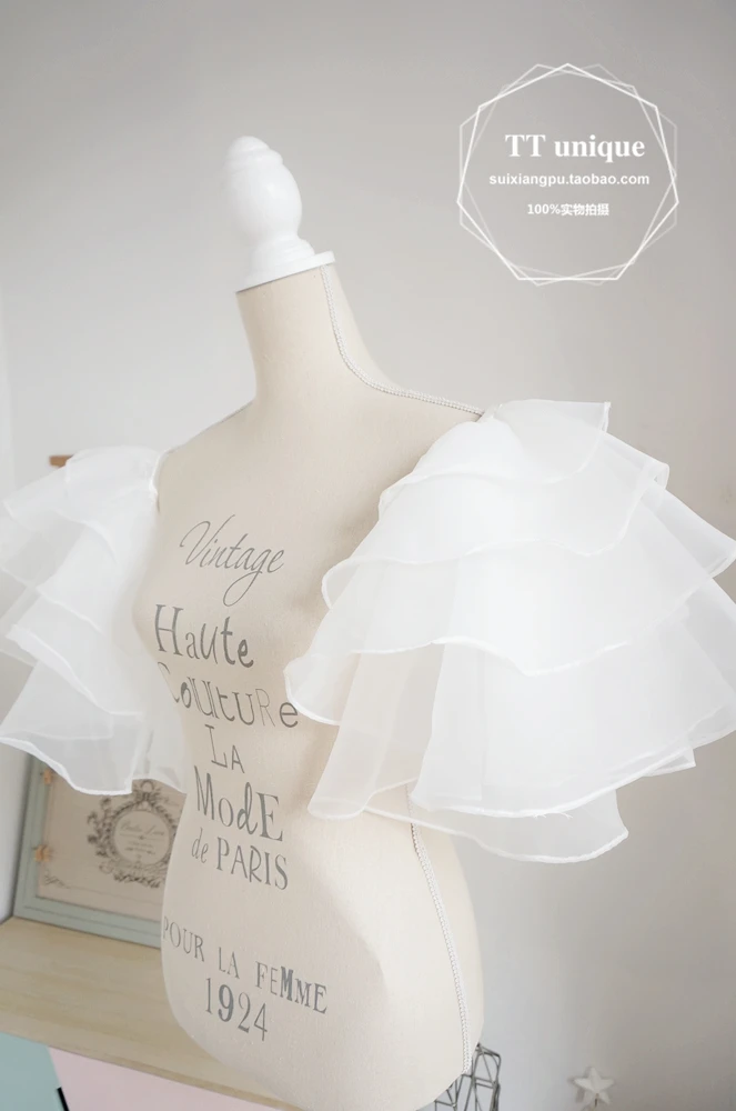 Модные романтичные жемчужные манжеты Декоративные искусственные на воротнике