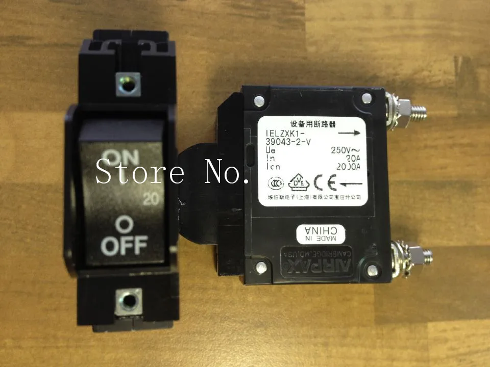 [ZOB] 20A250V автоматические выключатели для США AIRPAX Ebers IELZXK1-39043-2-V оборудования -- 12 шт./лот