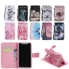 Кожаный чехол с откидной крышкой для iPhone X 5 5s SE 6 6s 7 8 Plus iphone touch