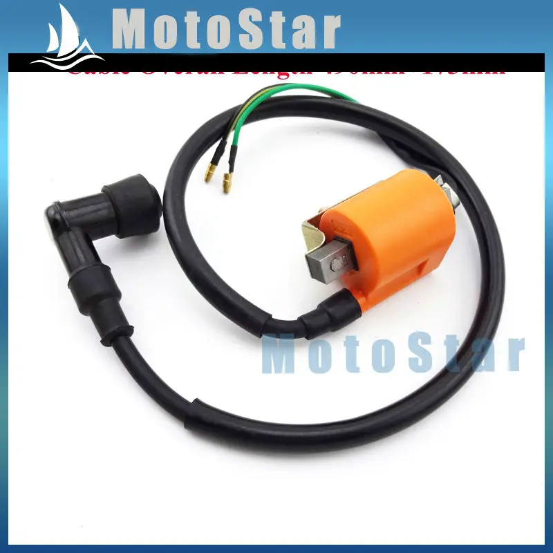 Гоночная катушка зажигания + Свеча A7TC для двигателя 50cc 70cc 90cc 110cc китайская Lifan Zongshen