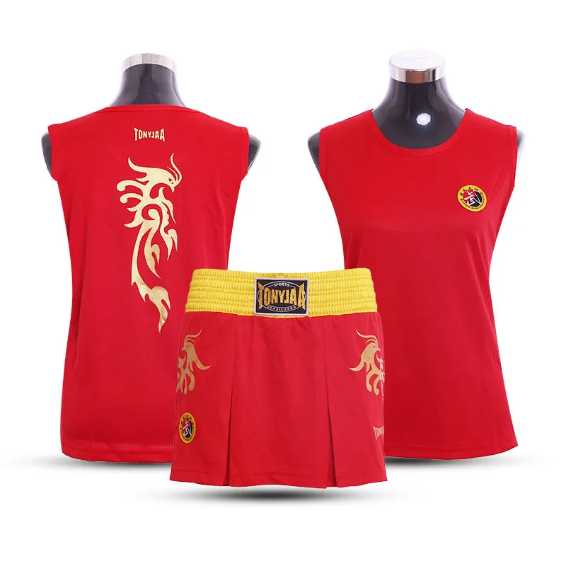 Женский костюм для бокса тренировок взрослых и детей соревнований муай-тайского