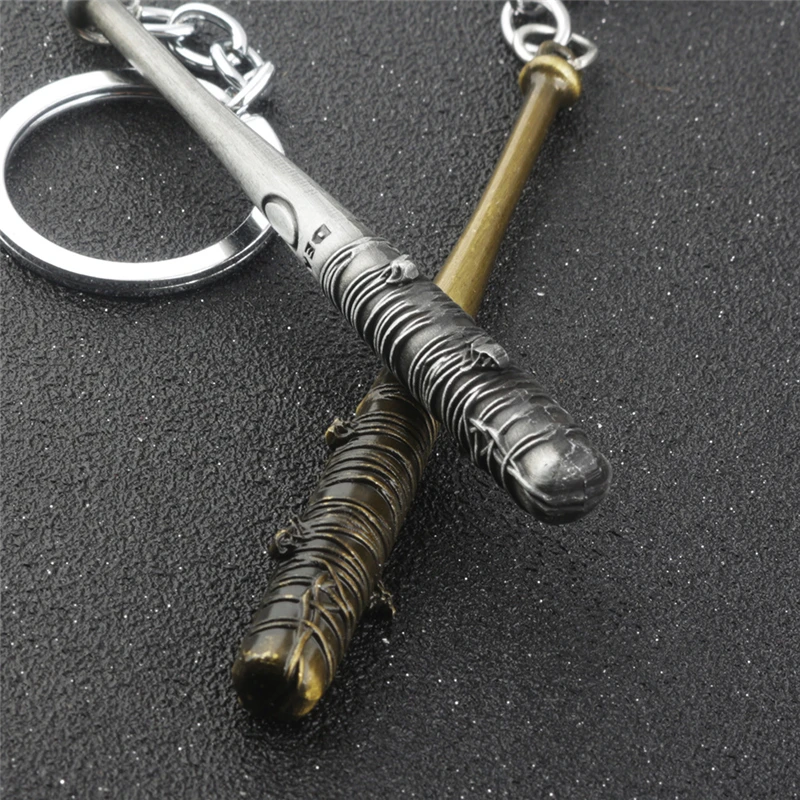 Модный винтажный брелок для ключей The Walking Dead Negan's летучая мышь LUCILLE брелок для бейсбола брелок для мужчин ювелирные изделия аксессуары Подарки