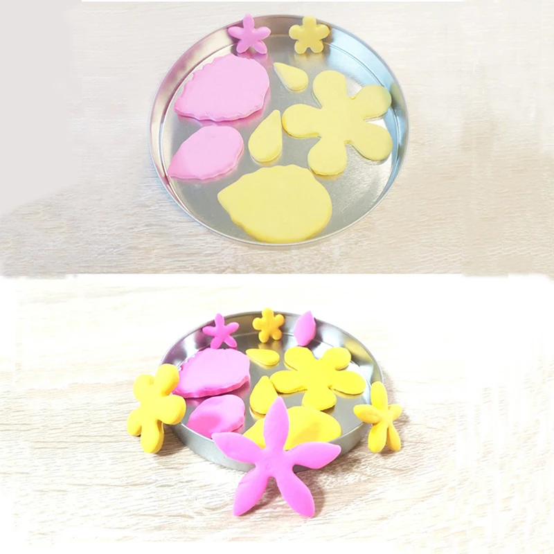 12 Pcs/set Cookie Cutter Stainless Steel Fondant Cake Baking Mold Round Heart Flower Star Shape Biscuit Moulds Tools | Дом и сад