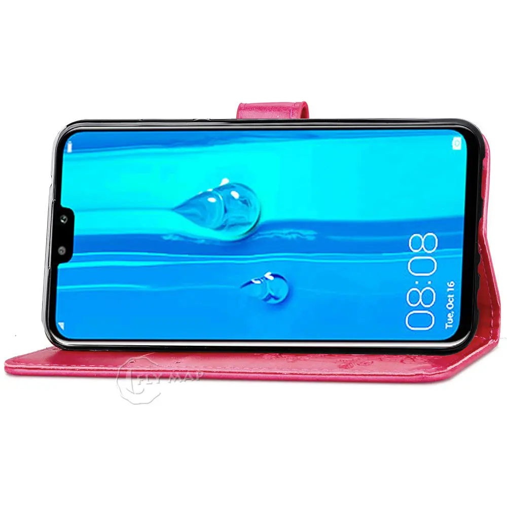 Чехол для Huawei Y9 2019 JKM LX1 LX3 кошелек флип-чехол телефона кожаный чехол Капа Y 9 JKM-LX1