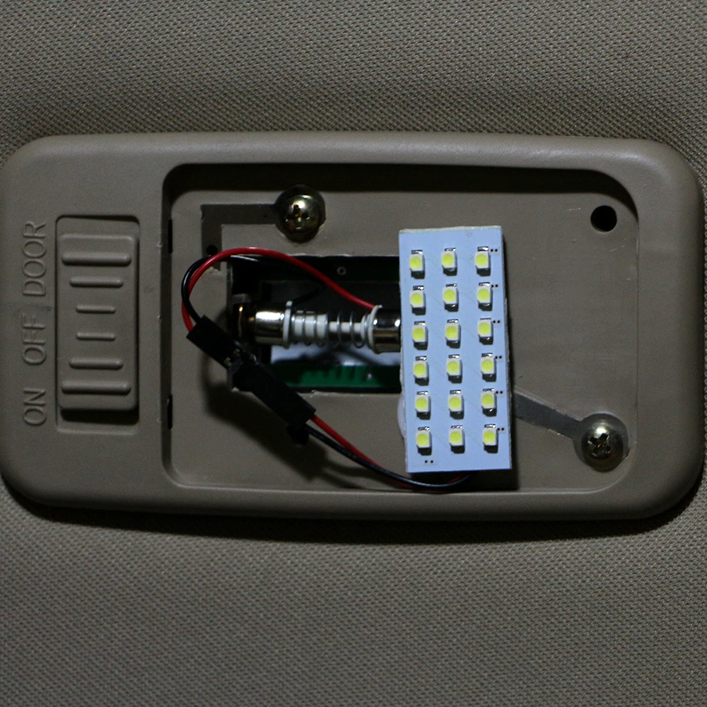 YM E Bright 100 шт. панельные лампы s 3528 SMD 1210 24 светодиодные для чтения Festoon Dome Bulb Lamp T10 +