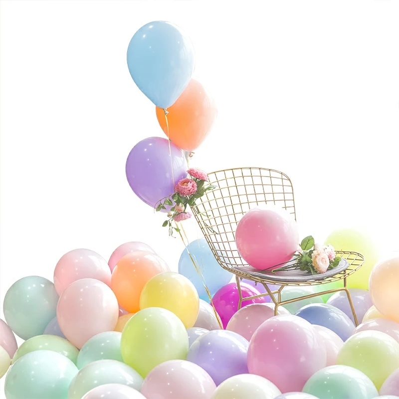10inch10pcs утолщение Круглый Globos Латекс Макарон воздушные шарики в виде леденцов с