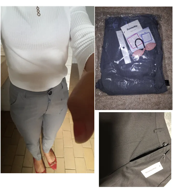 

Office Lady Pants Women 2020 new Spring Ol Pantalon Femme Casual Pants Elastic High Waist Slim Work Wear Trousers Botttoms