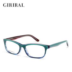 Ацетатная Женская оправа для очков по рецепту, дизайнерский бренд, прозрачные оптические очки оправа для очков при близорукости # BC3827