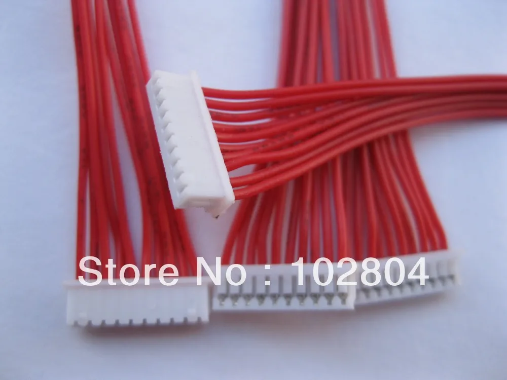 300 шт. 1 25 мм шаг 10 Контактов женский фоторазъем с 28AWG 100 проводной кабель |