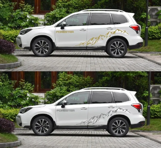 2 шт. водонепроницаемые наклейки для Subaru Forester SUV | Автомобили и мотоциклы