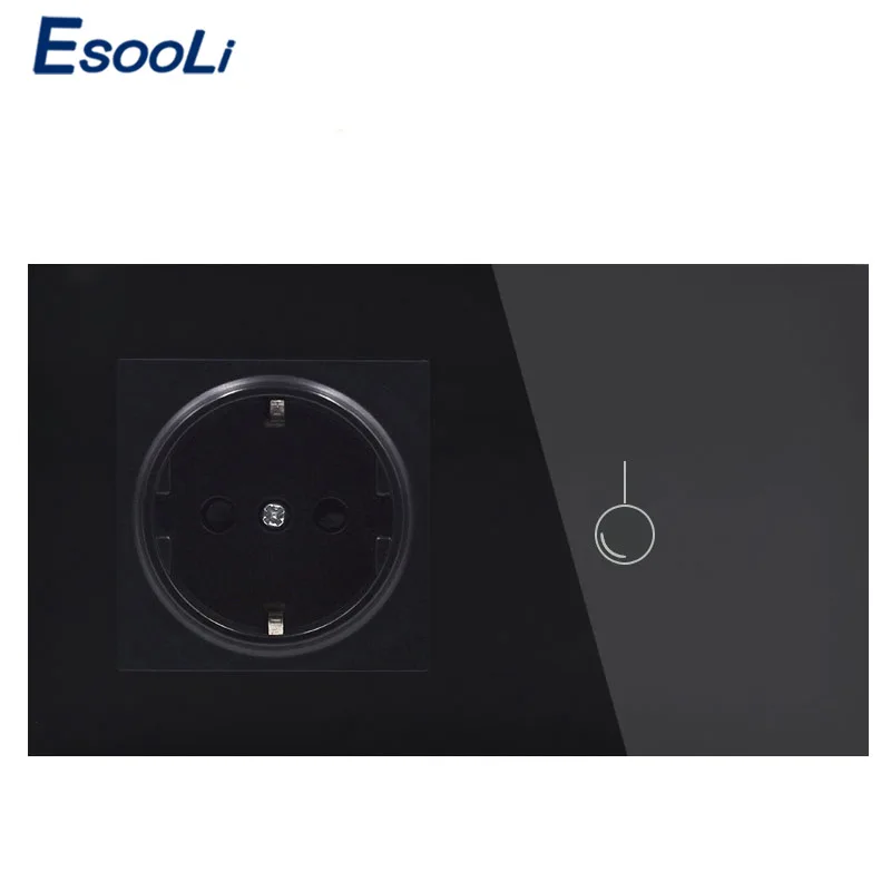 Настенный выключатель Esooli настенный 16 А 1 клавиша канал|Выключатели| |