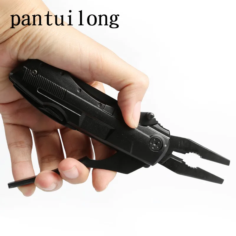 Multitool Outdoor Survival Pliers Pocket Knife Folding Hand Tool Screwdriver Cutter Serrated Edc Combination Multi Functional |