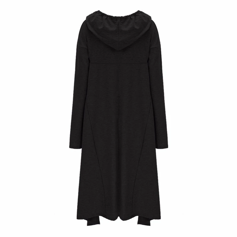 Женская Осенняя Толстовка с длинным рукавом однотонный Повседневный