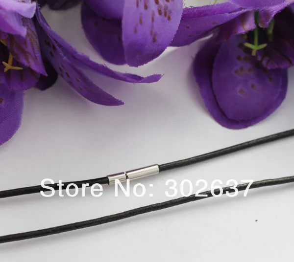 20 шт. 3 мм модные ожерелья из кожаного шнура 60 см различные цвета Бесплатная