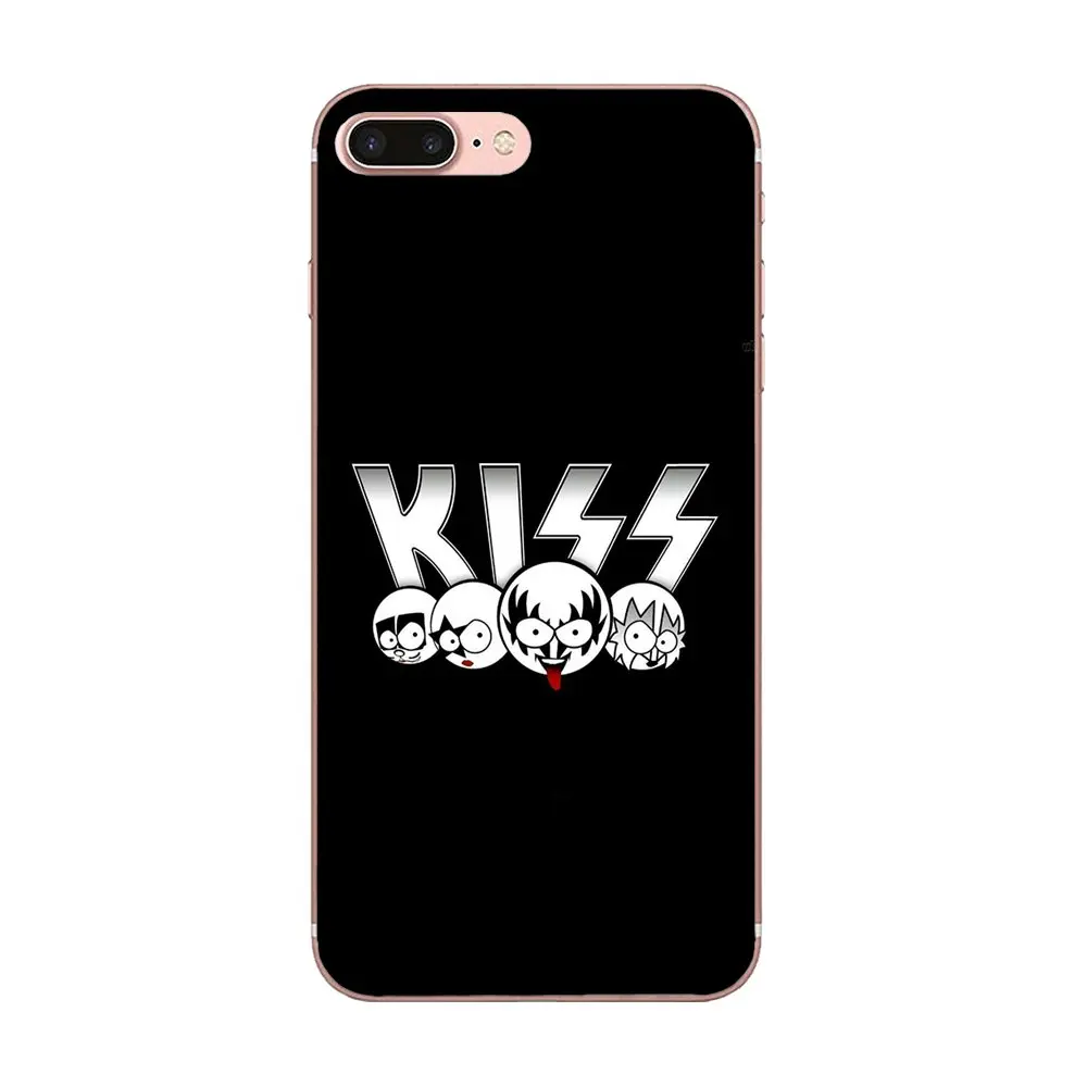 ТПУ кожа Paintin Kiss Let's Rock Band для Sony Xperia Z Z1 Z2 Z3 Z4 Z5 compact Mini M2 M4 M5 T3 E3 E5 XA XA1 XZ Premium |