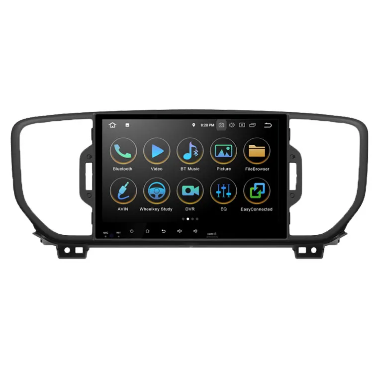 9 дюймов 2din android 8 1 wifi 4g Автомобильный мультимедийный плеер с bluetooth Радио заднего