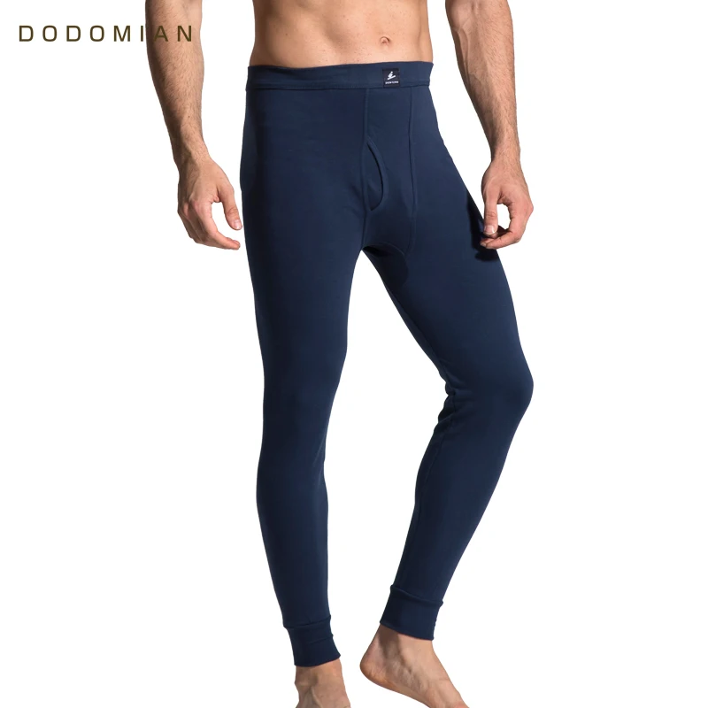 

Autumn Winter Solid Thermal Underwear Pants Soft Warm Thin Thermal Long Johns Men Cotton Underpants Legging Sous Vetement Homme