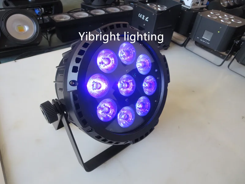 NEW 9*18W RGBWA UV 6IN1 LED wirelesswireless dmx battery powered waterproof par with IR remote control and wifi outdoors led | Освещение