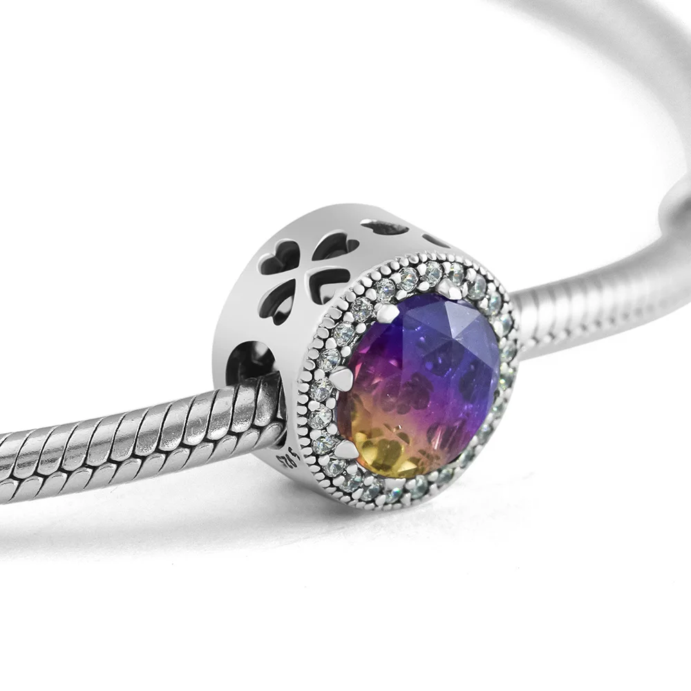 Женский браслет с разноцветными Фианитами модель 100% | Украшения и аксессуары