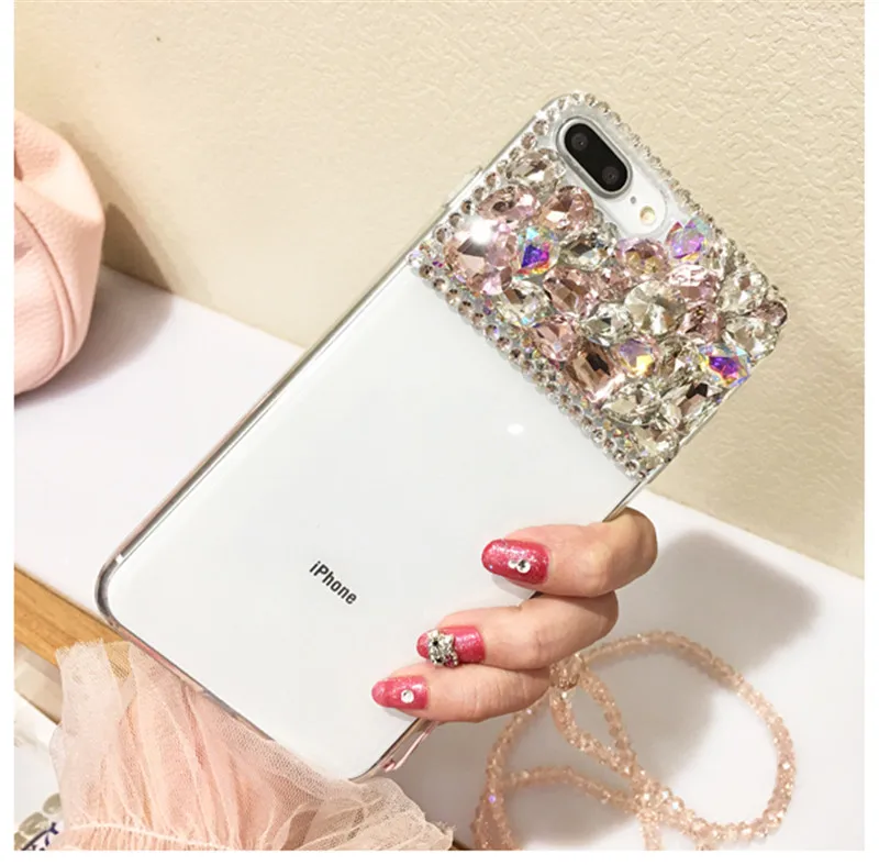 XSMYiss для Samsung j5 j7 j4 j6 j8 A5 A7 A9 A8 A6 PLUS 2017 2018 A80 роскошное украшение с прозрачными