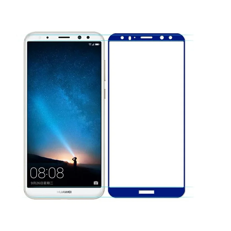 Полное покрытие закаленное стекло для HUAWEI mate 10 lite mate10lite экран защитный чехол