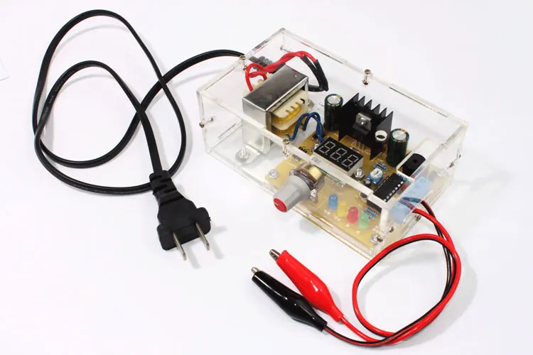 Электронные diy части lm317 регулируемый регулятор напряжения доска комплект питания трансформатор